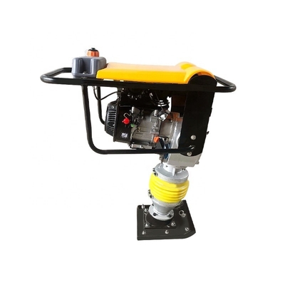 3KW Βενζίνη Rammer Εγχειριδίου Vibrating Earth Compactor με αναστρέψιμο μπλοκ συμπλέκτη