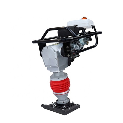 3KW Βενζίνη Rammer Εγχειριδίου Vibrating Earth Compactor με αναστρέψιμο μπλοκ συμπλέκτη