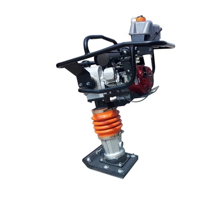 Προσαρμοσμένο 90kg Plate Compactor Strong Vibrating Tamping Rammer με βενζίνη GX160 / Robin